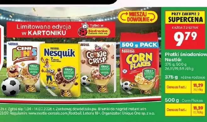 Płatki śniadaniowe Nestlé Cini Minis