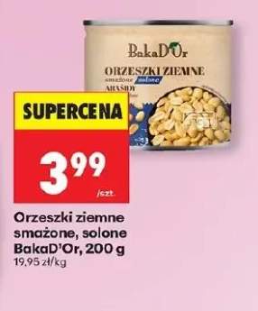 Orzeszki ziemne smażone solone BakaD'Or