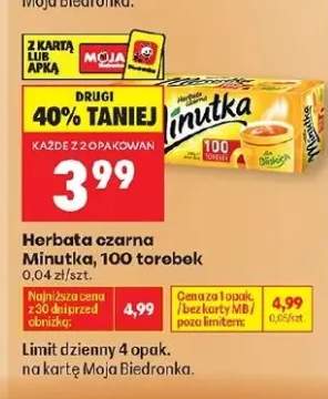 Herbata czarna Minutka