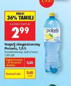 Napój niegazowany Polaris cytrynowy