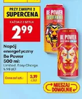 Napój energetyczny Be Power Easy Charge