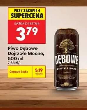 Piwo Dębowe Dojrzałe Mocne