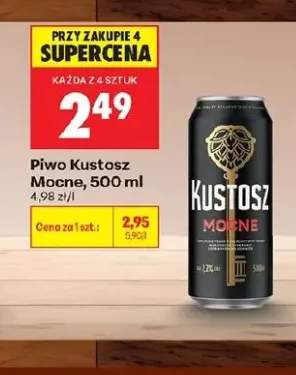 Piwo Kustosz Mocne