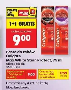 Pasta do zębów Colgate Max White Stain Protect Instant Purple