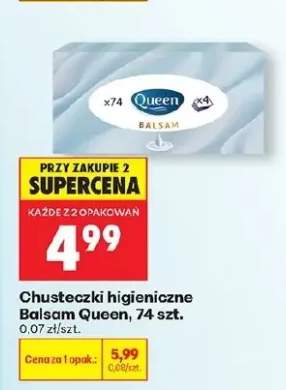 Chusteczki higieniczne Balsam Queen
