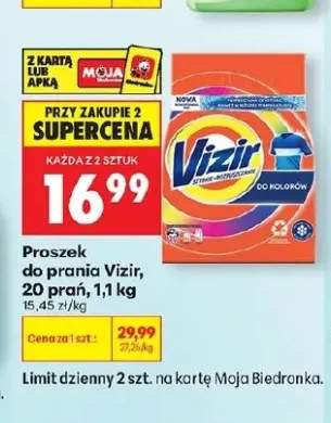Proszek do prania Vizir do kolorów 1,1kg