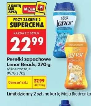 Perełki zapachowe Lenor Beads 270g
