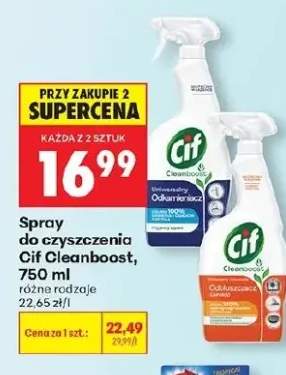 Spray do czyszczenia Cif Cleanboost