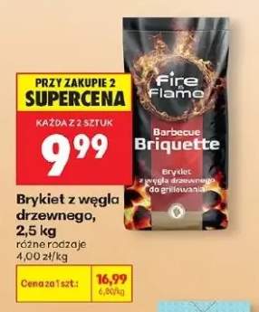 Brykiet z węgla drzewnego Fire Flame