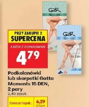 Podkolanówki Gatta Moments 15 DEN