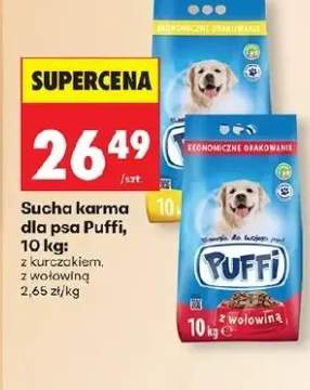 Sucha karma dla psa Puffi z kurczakiem