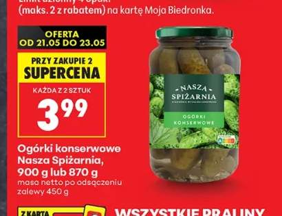 Ogórki konserwowe Nasza Spiżarnia