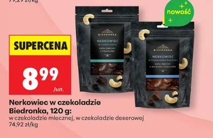 Nerkowiec w czekoladzie mlecznej Biedronka 120g