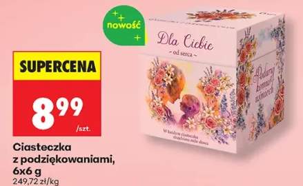 Ciasteczka z podziękowaniami 6-pak 6g