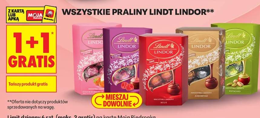 Praliny Lindt Lindor Pistachio