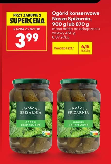 Ogórki konserwowe Nasza Spiżarnia