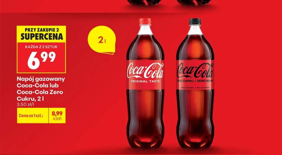 Napój gazowany Coca-Cola Zero Cukru