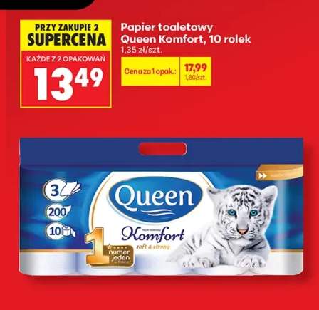 Papier toaletowy Queen Komfort