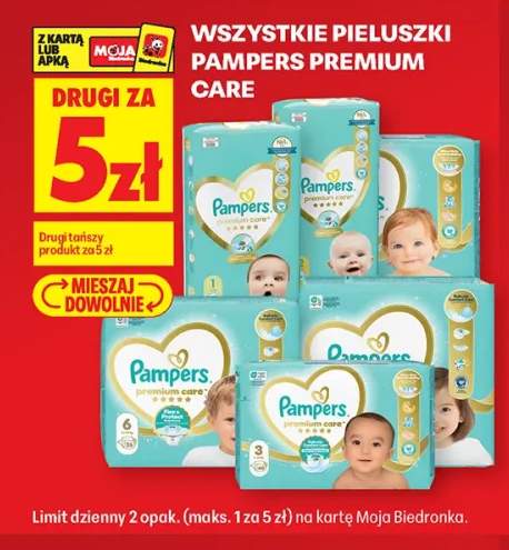 Pieluszki Pampers Premium Care