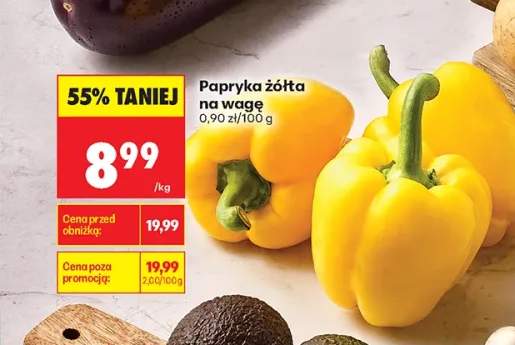 Papryka żółta na wagę