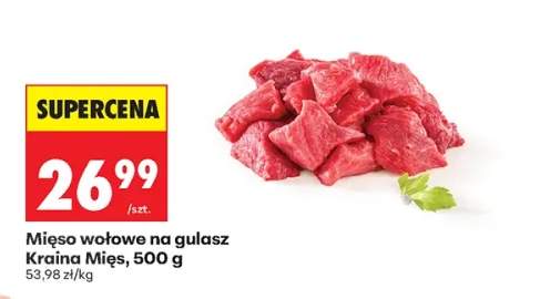 Mięso wołowe na gulasz Kraina Mięs