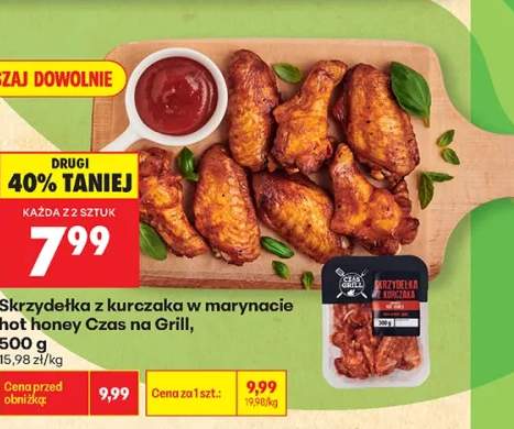 Skrzydełka z kurczaka w marynacie hot honey Czas na Grill