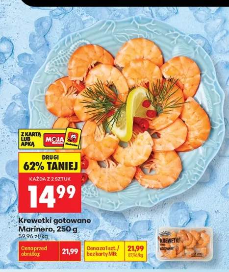 Krewetki gotowane Marinero