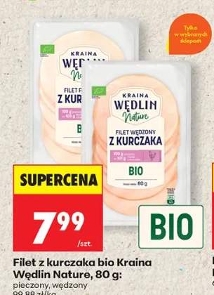 Filet wędzony z kurczaka bio Kraina Wędlin Nature