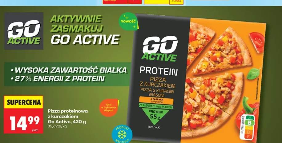 Pizza proteinowa z kurczakiem Go Active