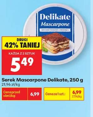 Serek Mascarpone Delikate 250g