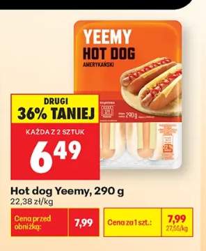 Hot dog amerykański Yeemy 290g