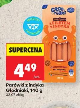 Parówki z indyka Głodniaki
