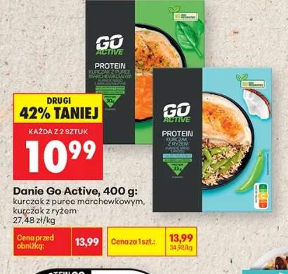 Danie Go Active kurczak z puree marchewkowym