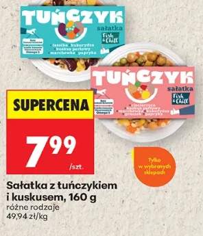 Sałatka z tuńczykiem i kuskusem Fish & Chill z ciecierzycą