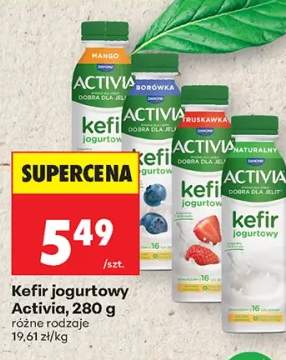 Kefir jogurtowy Activia borówka 280g