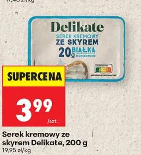 Serek kremowy ze skyrem Delikate 200g