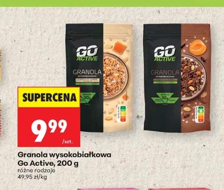 Granola wysokobiałkowa Go Active 200g