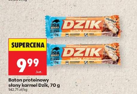 Baton proteinowy słony karmel Dzik 70g