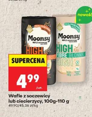 Wafle z soczewicy Moonsy 100g