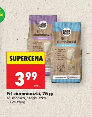 Fit ziemniaczki sól morska Sunny Family 75g