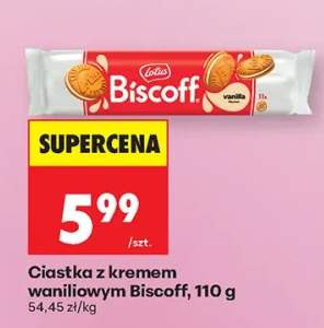 Ciastka z kremem waniliowym Lotus Biscoff