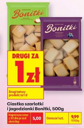 Ciastka szarlotki i jagodzianki Bonitki