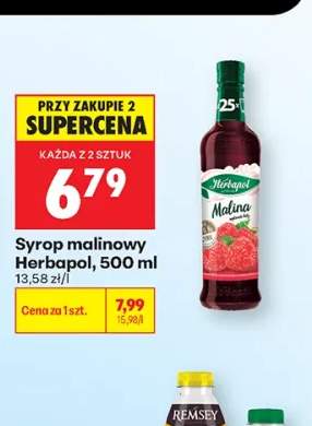 Syrop malinowy Herbapol 500ml