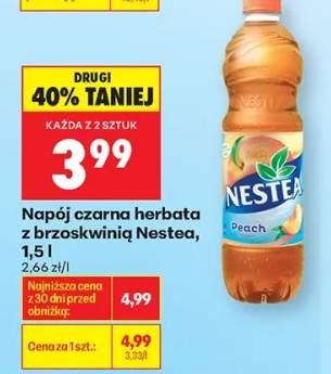 Napój czarna herbata z brzoskwinią Nestea 1,5l