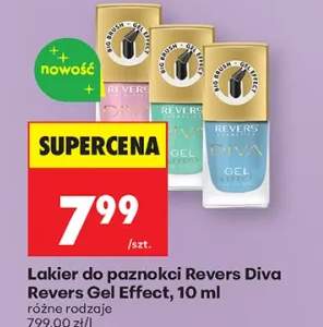 Lakier do paznokci Revers Diva Gel Effect 10ml