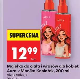 Mgiełka do ciała i włosów dla kobiet Aura x Monika Kociołek 200ml