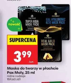 Maska do twarzy w płachcie Pax Moly