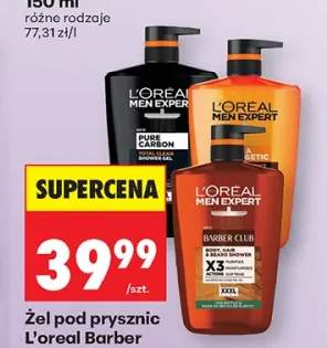 Żel pod prysznic L'oreal Barber Club 1l