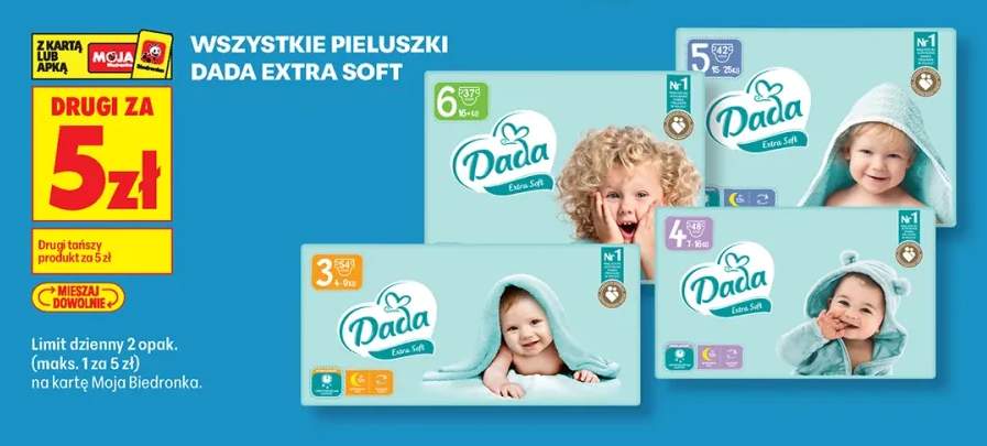 Pieluszki Dada Extra Soft 4 7-16kg