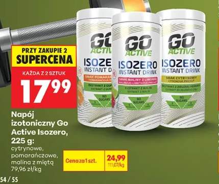 Napój izotoniczny Go Active Isozero pomarańczowe